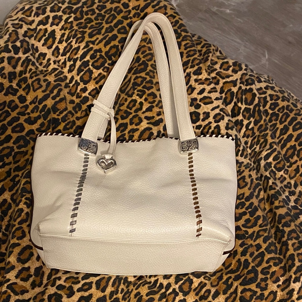 Brighton Cream and Brown Tote Bag